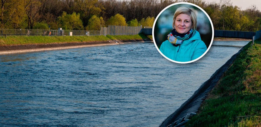 Nicole Hofer rettete Leon (7) aus dem Jaukerbach.