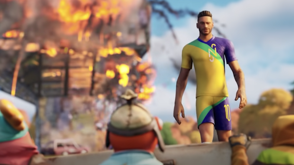 Neymar Jr. dribbelt durch 