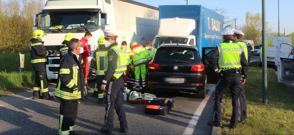 Crash in Tulln (NÖ)