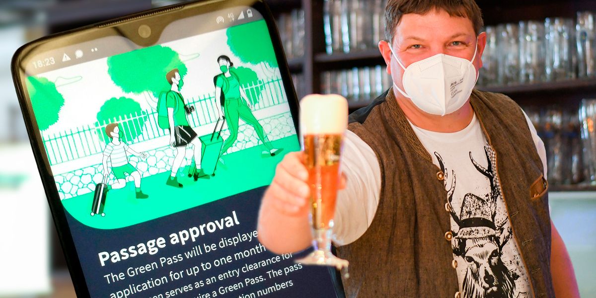 Der Grüne Pass soll bald in Gastro, Hotels und Co. Tür und Tor öffnen.