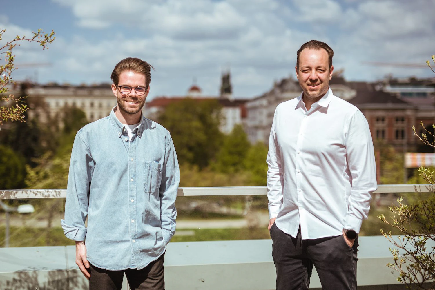 Die beiden Veranstalter: Daniel Kauschitz und Patrick Gräftner.