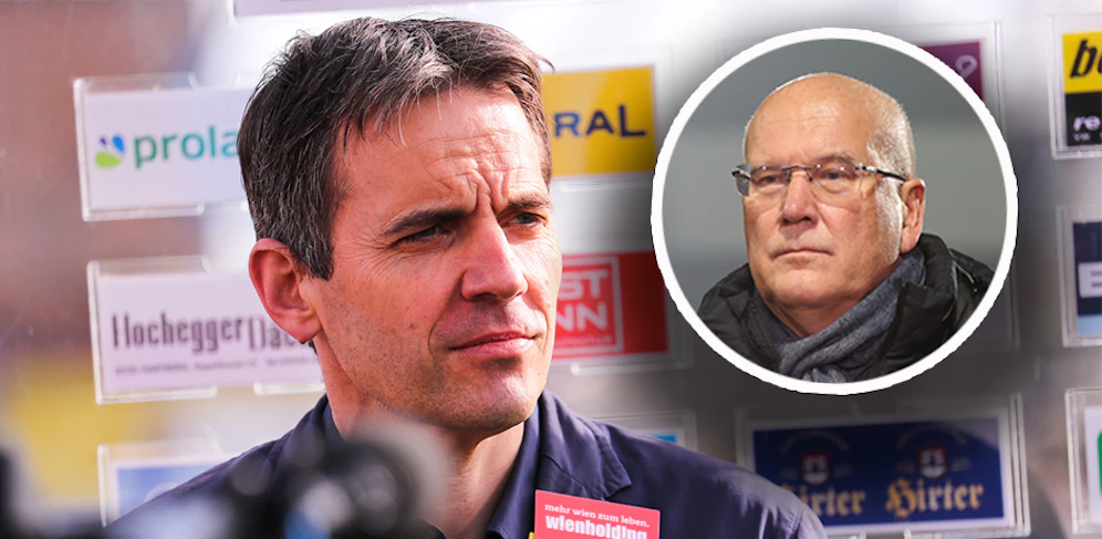 Frank Hensel stärkt Markus Kraetschmer den Rücken. 
