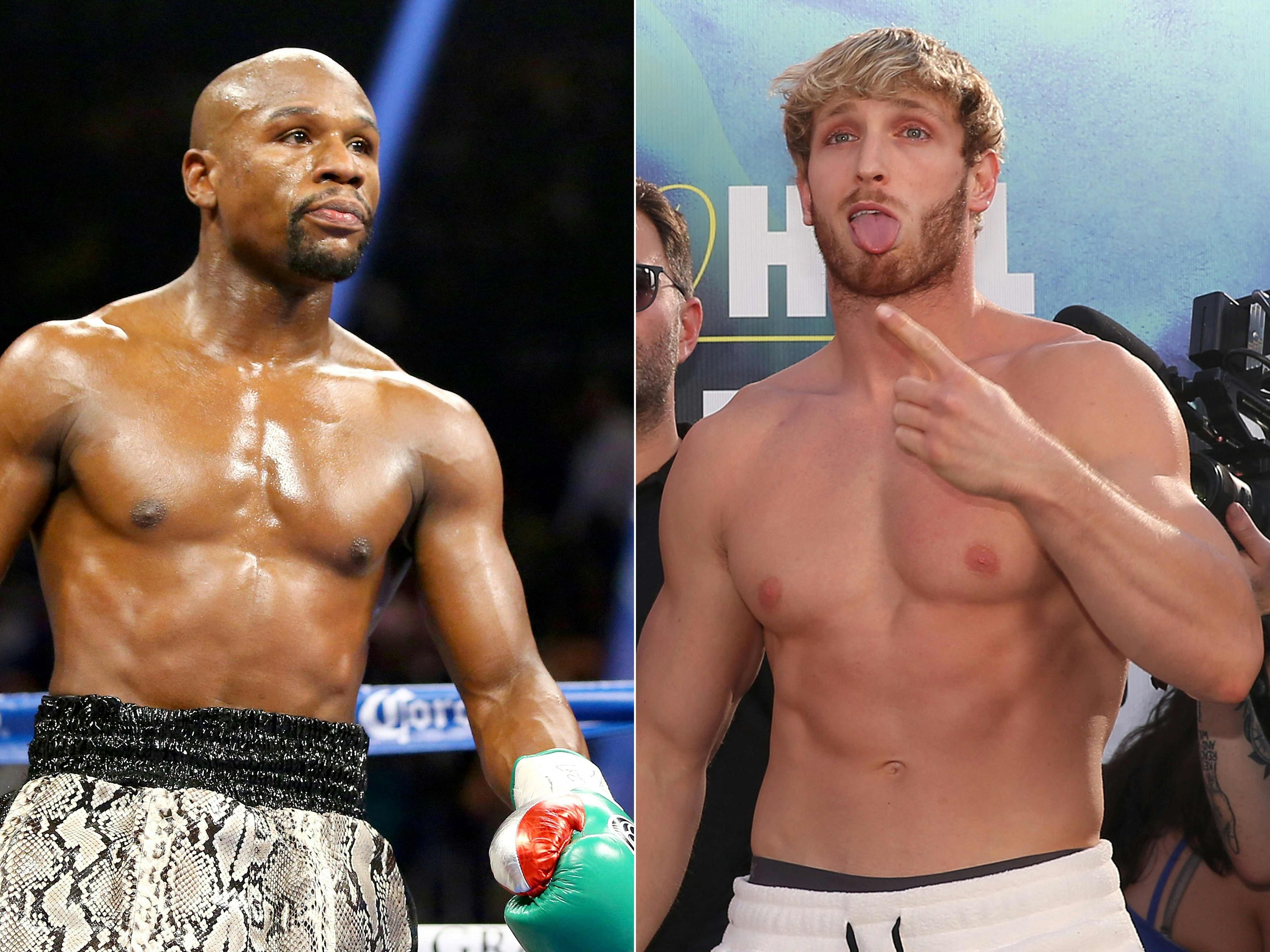 Floyd Mayweather kämpft gegen den YouTuber Logan Paul. 