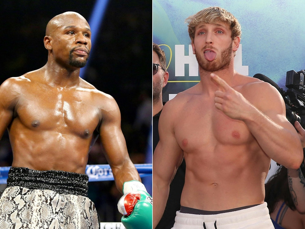 Floyd Mayweather kämpft gegen den YouTuber Logan Paul. 