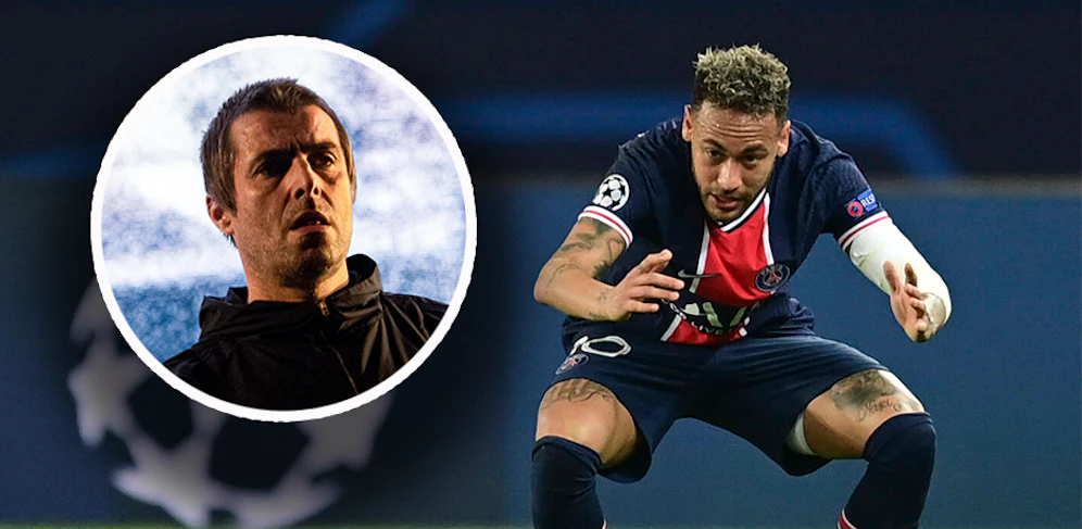 Liam Gallagher beschimpft Neymar. 