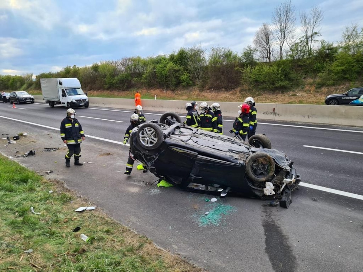 Schwerer Unfall auf der Semmering-Schnellstraße