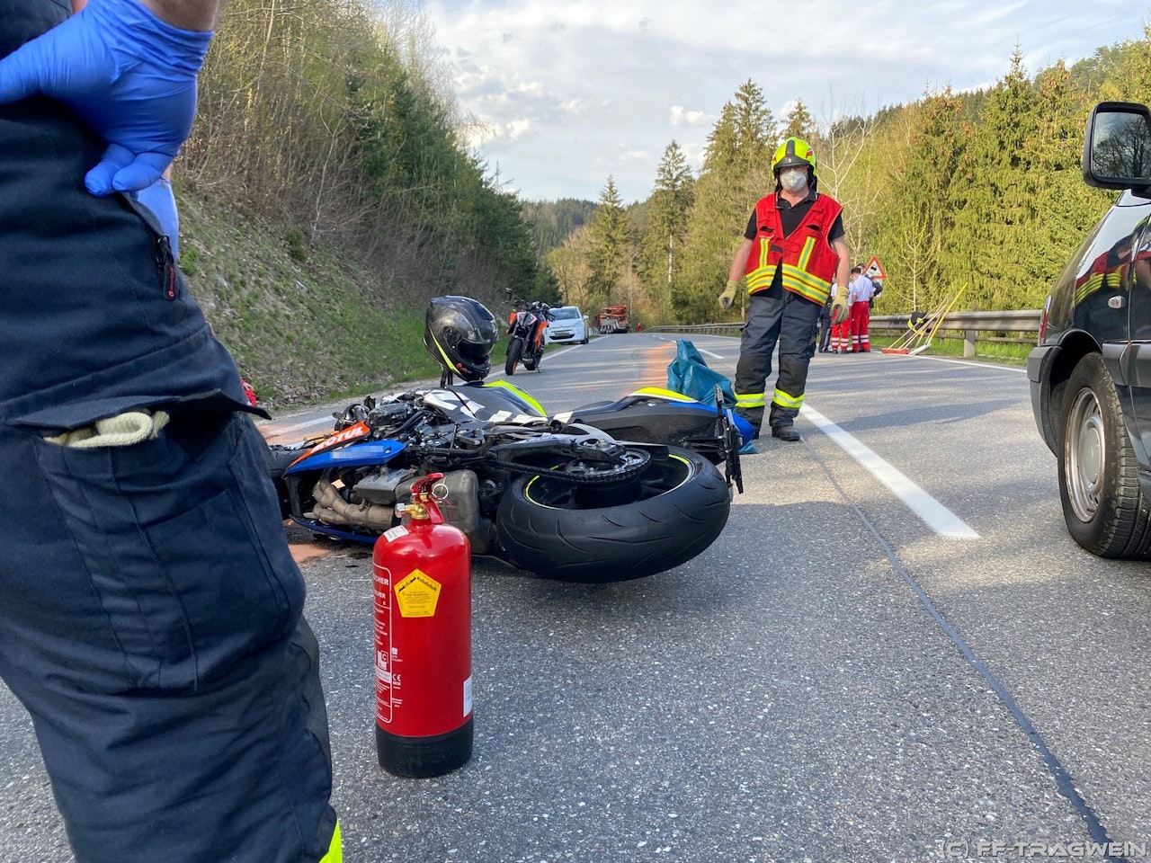 Heute.at - Motorradfahrer hatte bei Crash mit Reh keine Chance