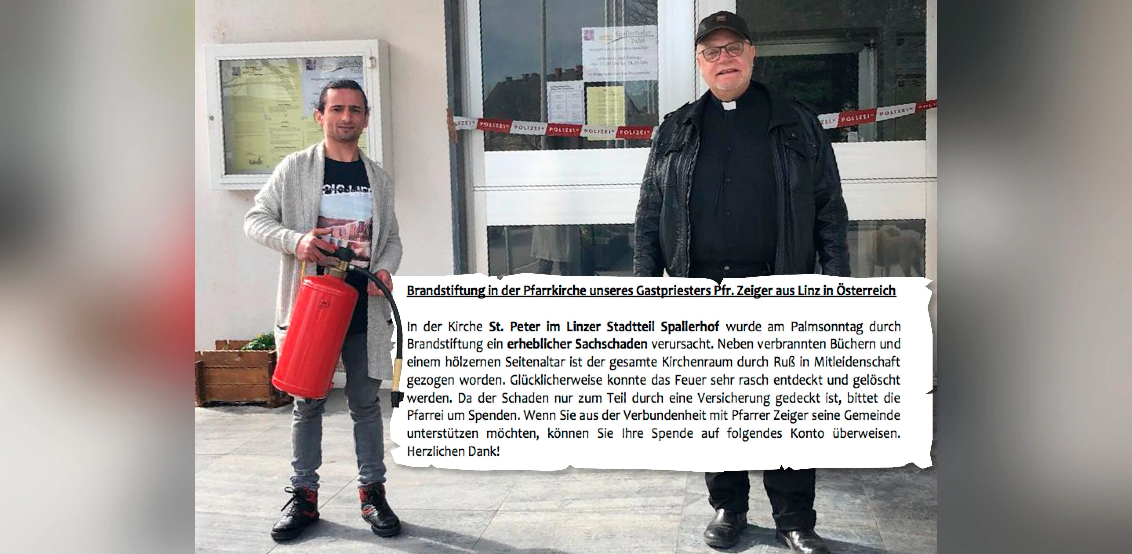Sogar aus Deutschland werden Spenden für die Renovierung der Linzer Kirche gesammelt.