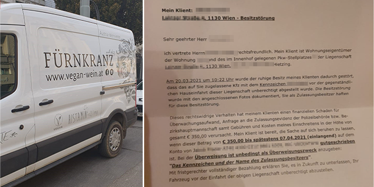 Der NIederösterreicher soll jetzt 350 Euro Strafe bezahlen