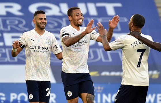 Manchester City schlägt auch Leicester.