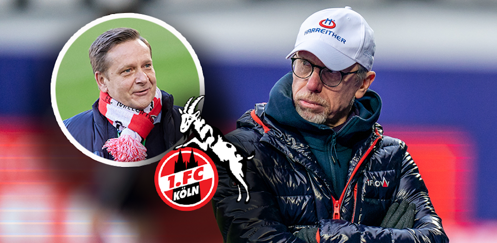 Horst Heldt reist für einen Blitz-Besuch nach Wien. 