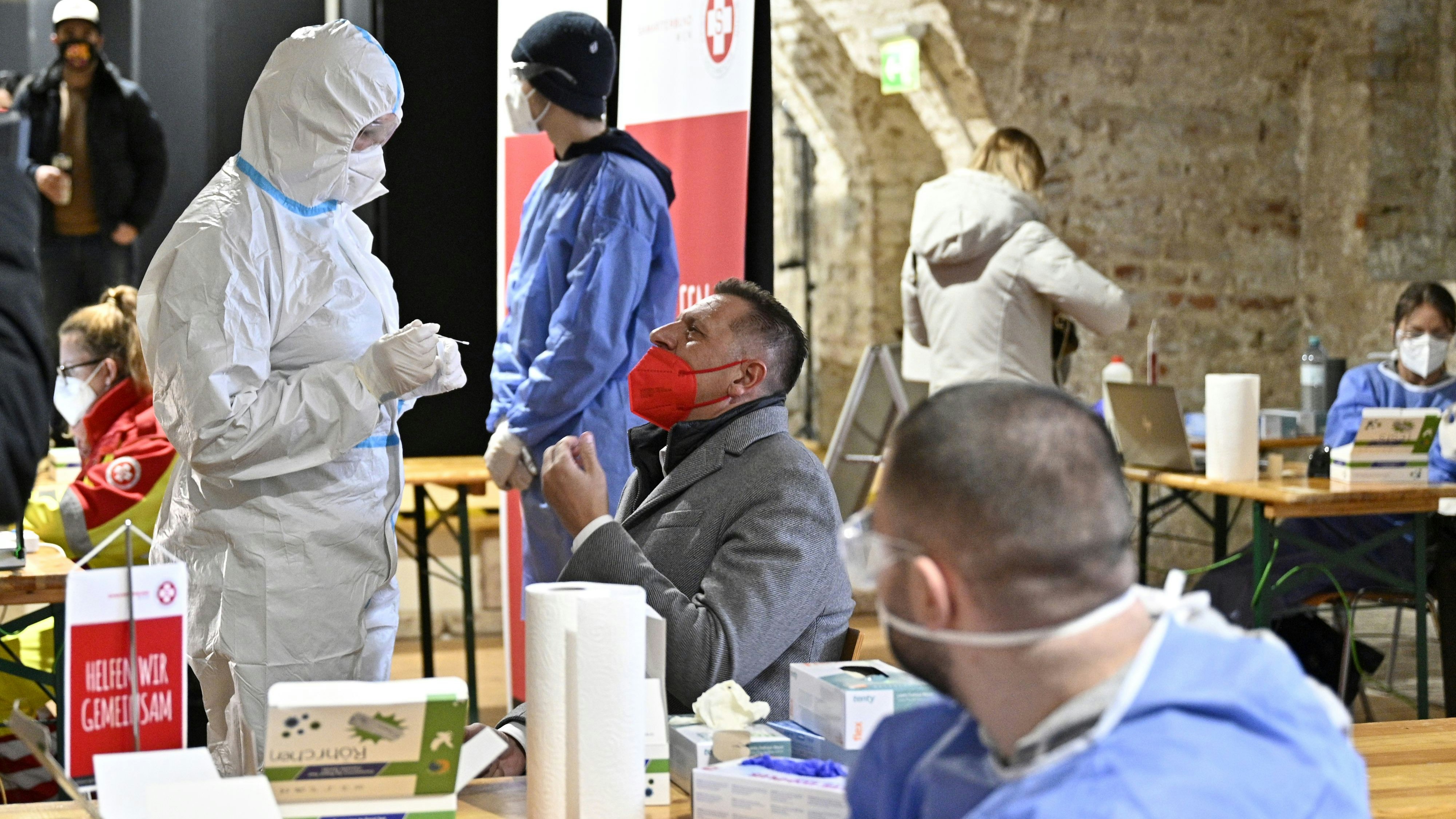 Teststraße in Wien-Simmering