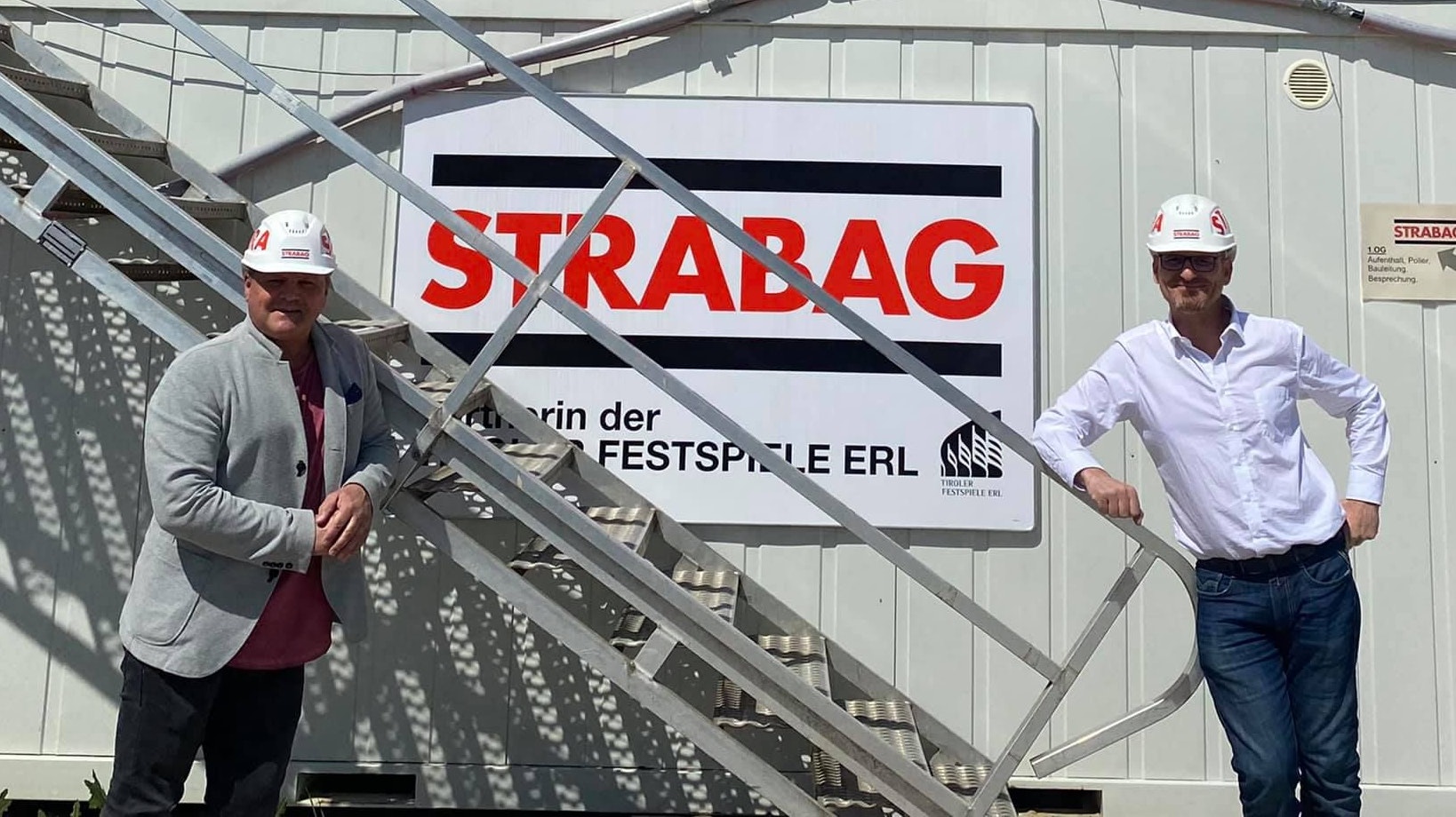 NR Alois Schroll besichtigte die Lehrwerkstätten-Baustelle.