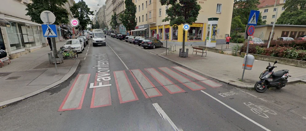 Hier ereignete sich der Unfall.