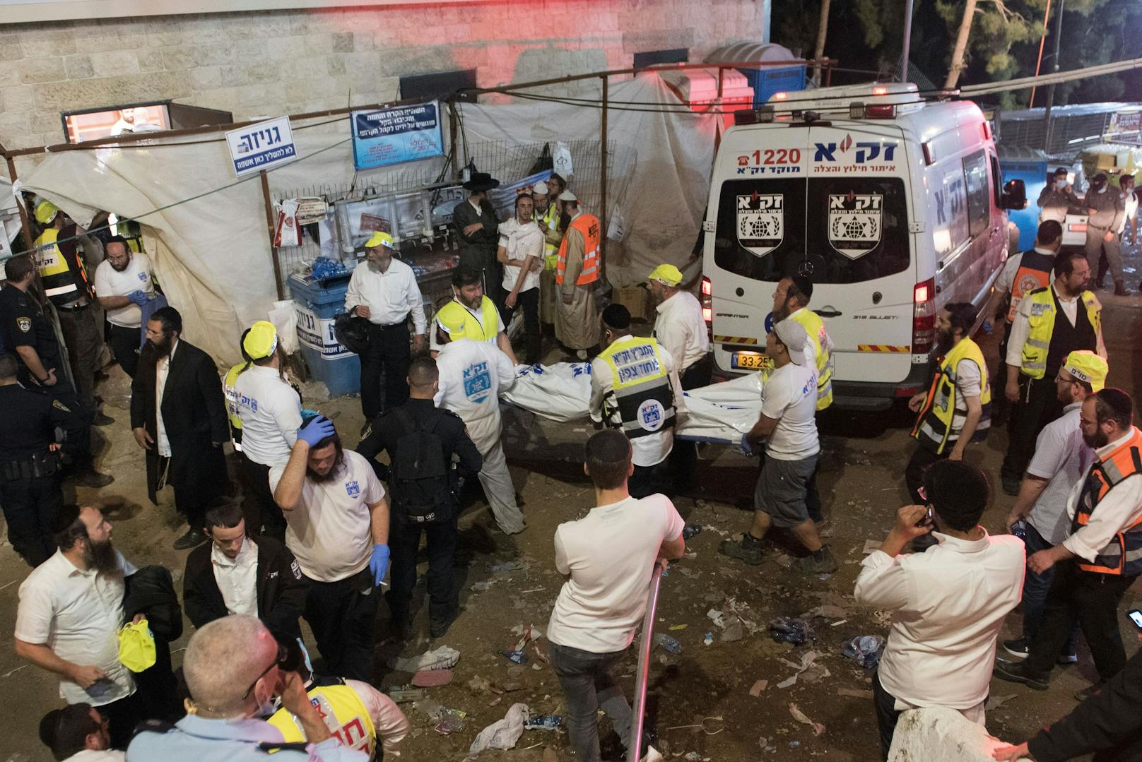 Bei einer Massenpanik an einer jüdischen Pilgerstätte im Norden Israels sind dutzende Menschen ums Leben gekommen.