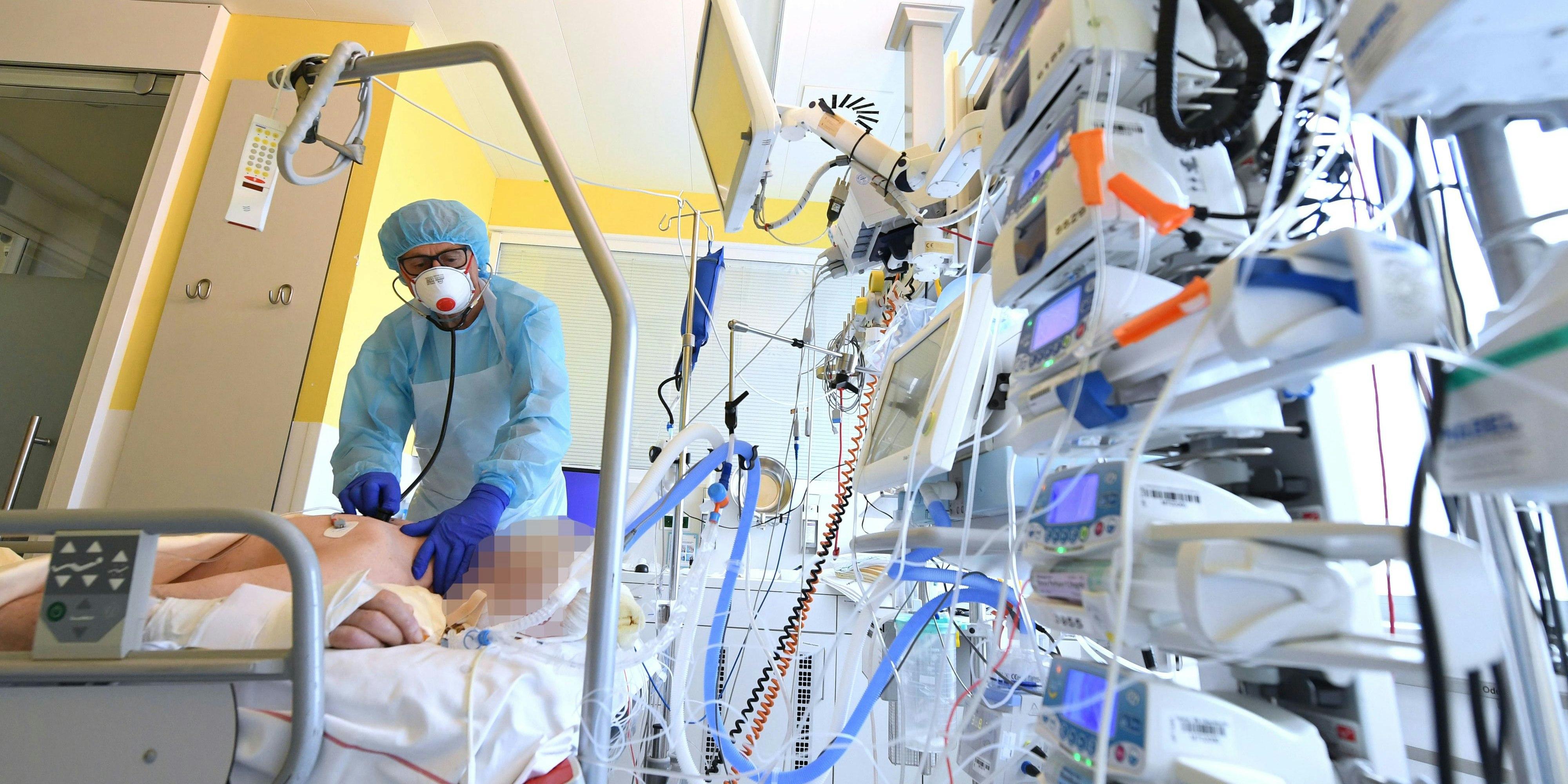 Blick in eine Intensivstation - hier im Krankenhaus Tulln (Archivfoto)