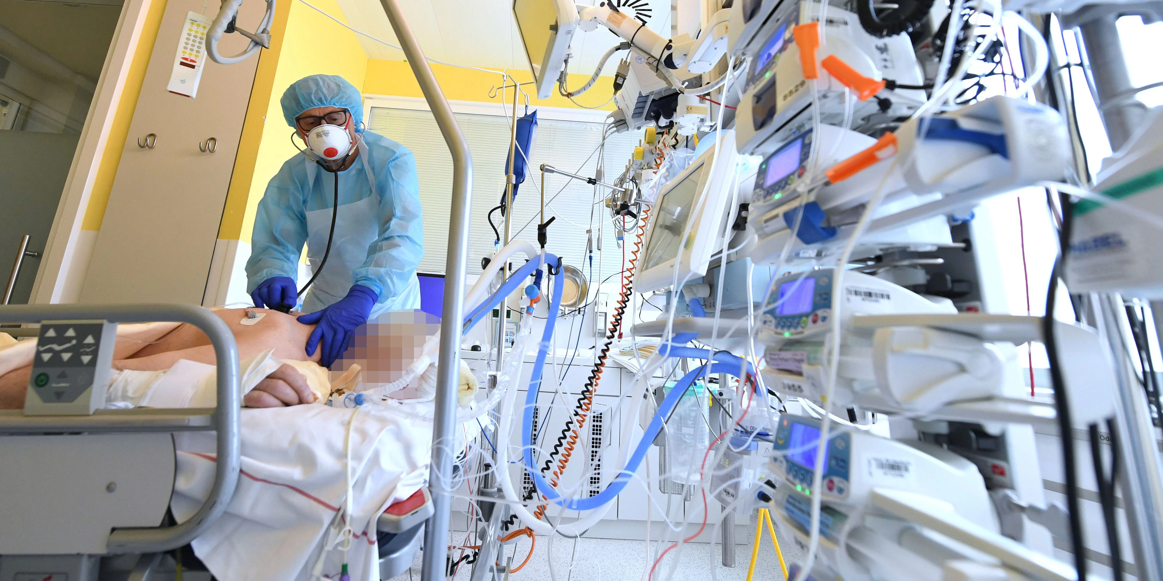 Blick in eine Intensivstation - hier im Krankenhaus Tulln (Archivfoto)