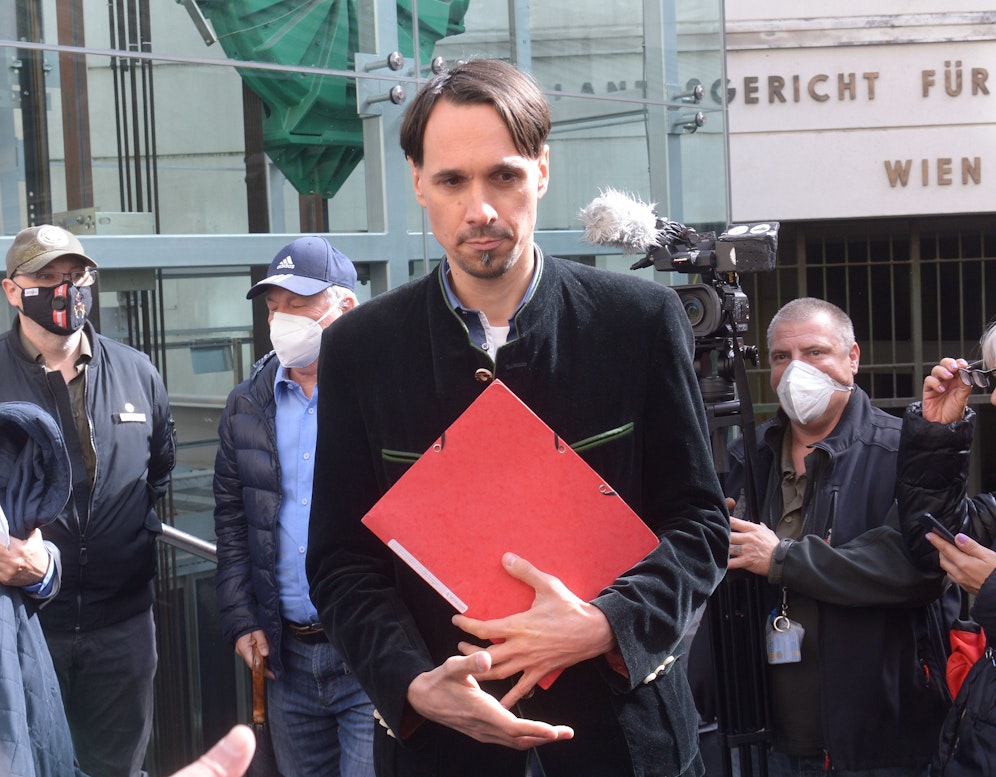 Martin Rutter beim Gerichtstermin