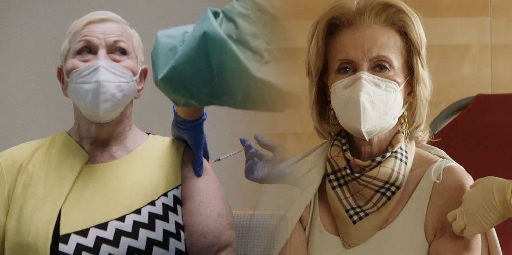 Jazz Gitti und Elisabeth Gürtler sind zwei der neuen Impf-Testimonials