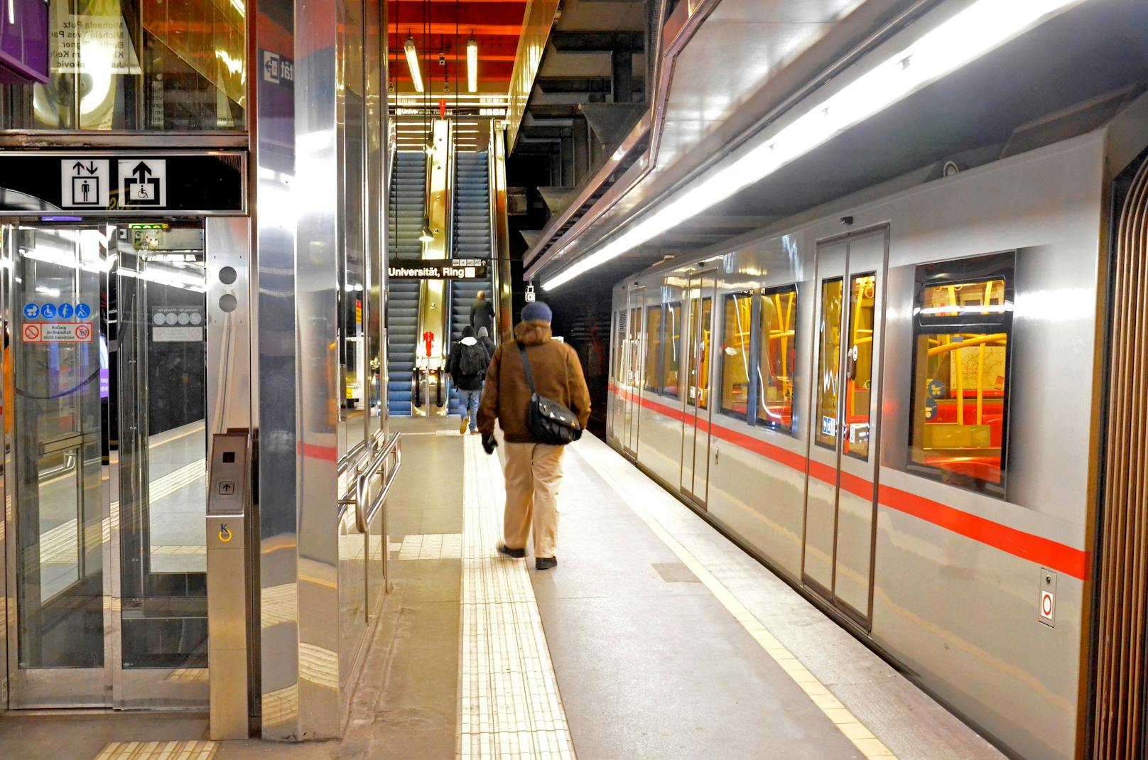 Der Vorfall ereignete sich bei der U-Bahn-Station Schottentor.