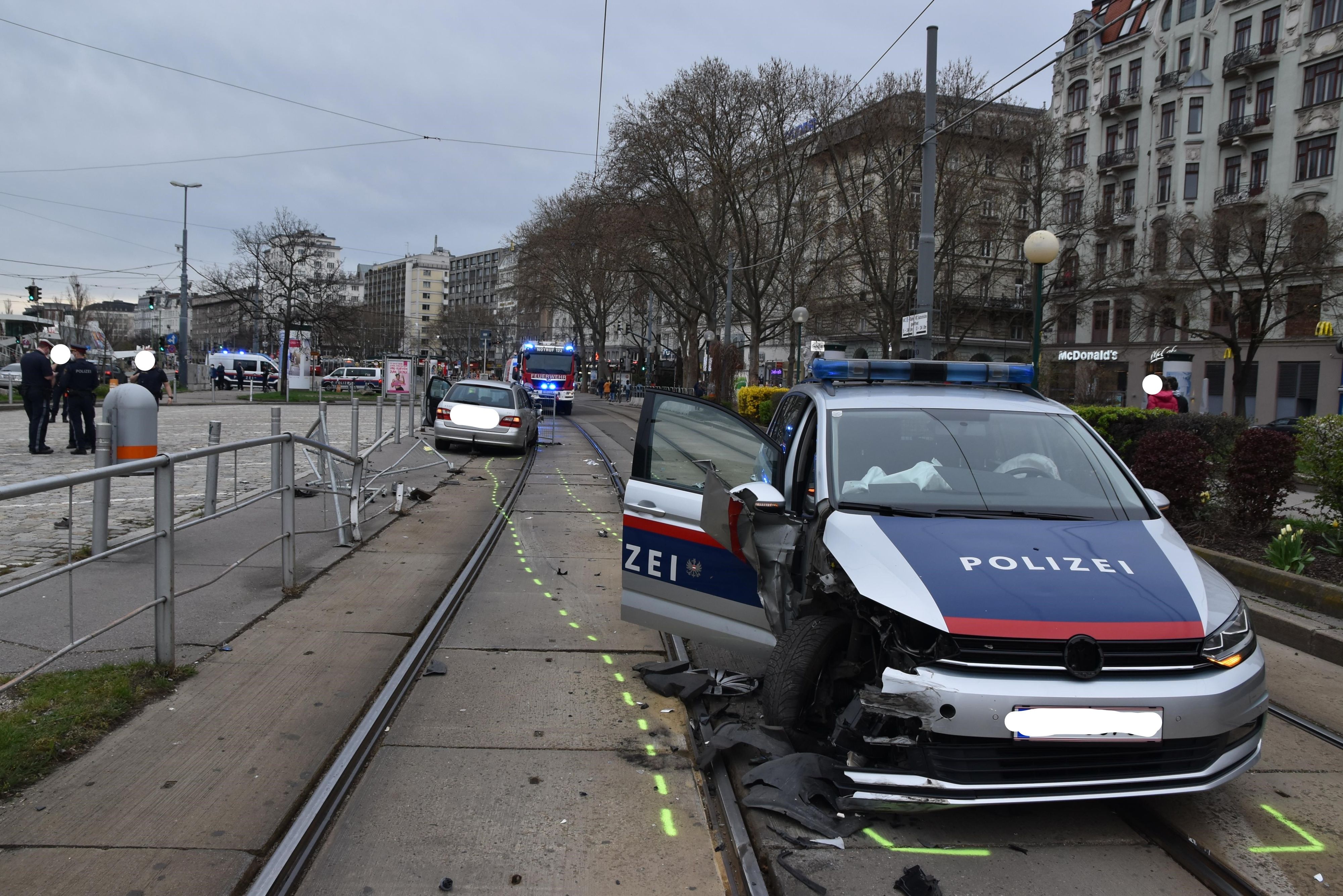 Lenker entzieht sich der Anhaltung - Festnahme am Wiener Schwedenplatz