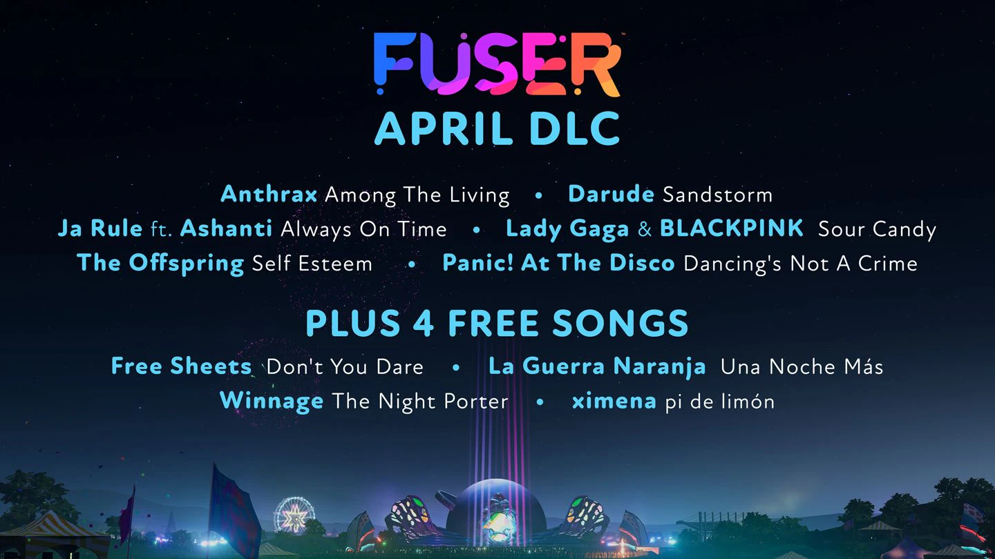 "Fuser" – April-DLC bringt Panic! at the Disco und Lady Gaga.