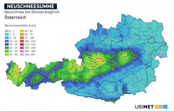 So viel Schnee kommt noch einmal nach Österreich