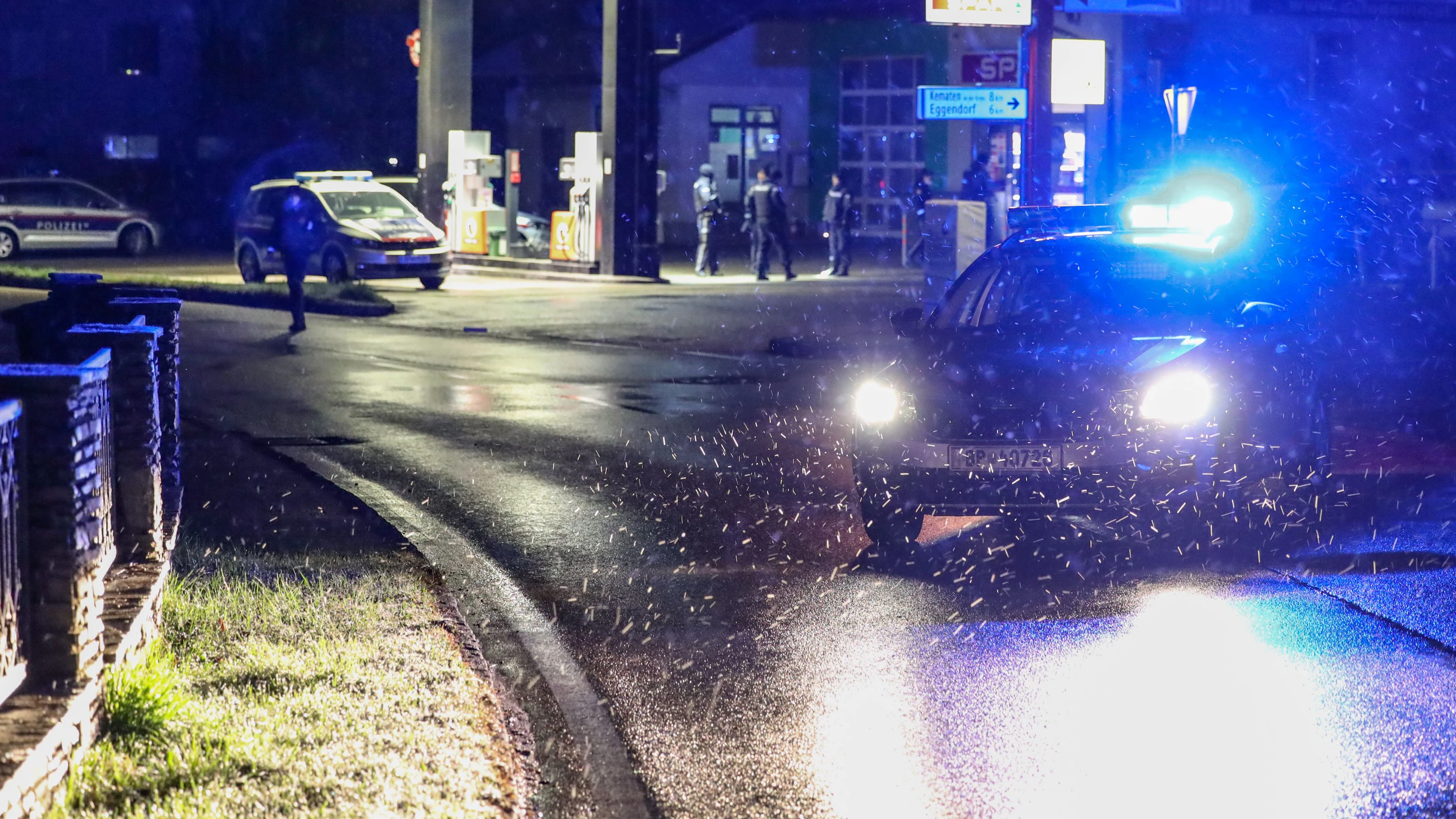 In Sipbachzelle wurde in eine Tankstelle eingebrochen. Dabei fielen Schüsse.