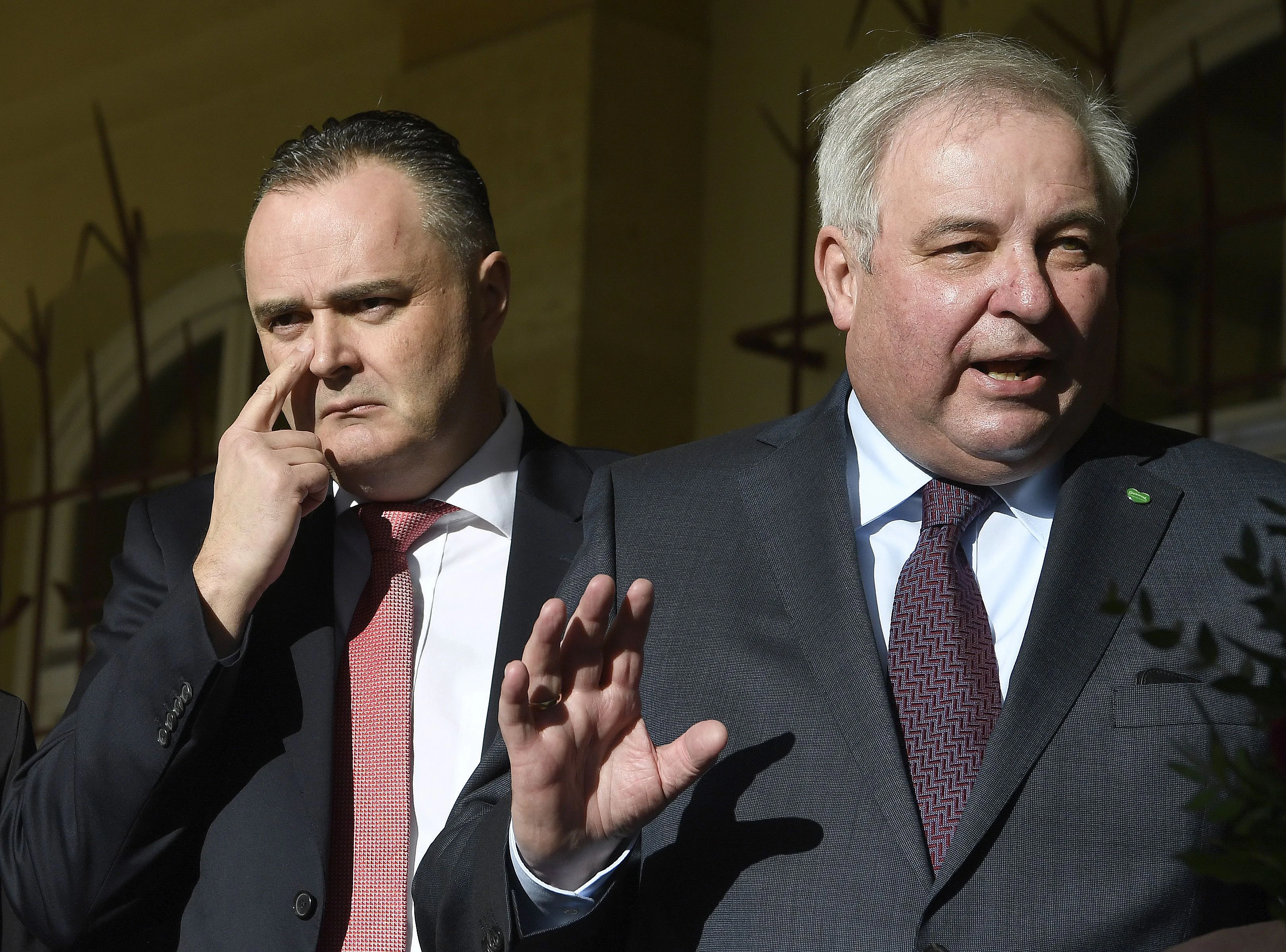 Hans Peter Doskozil (SP), Hermann Schützenhöfer (VP)