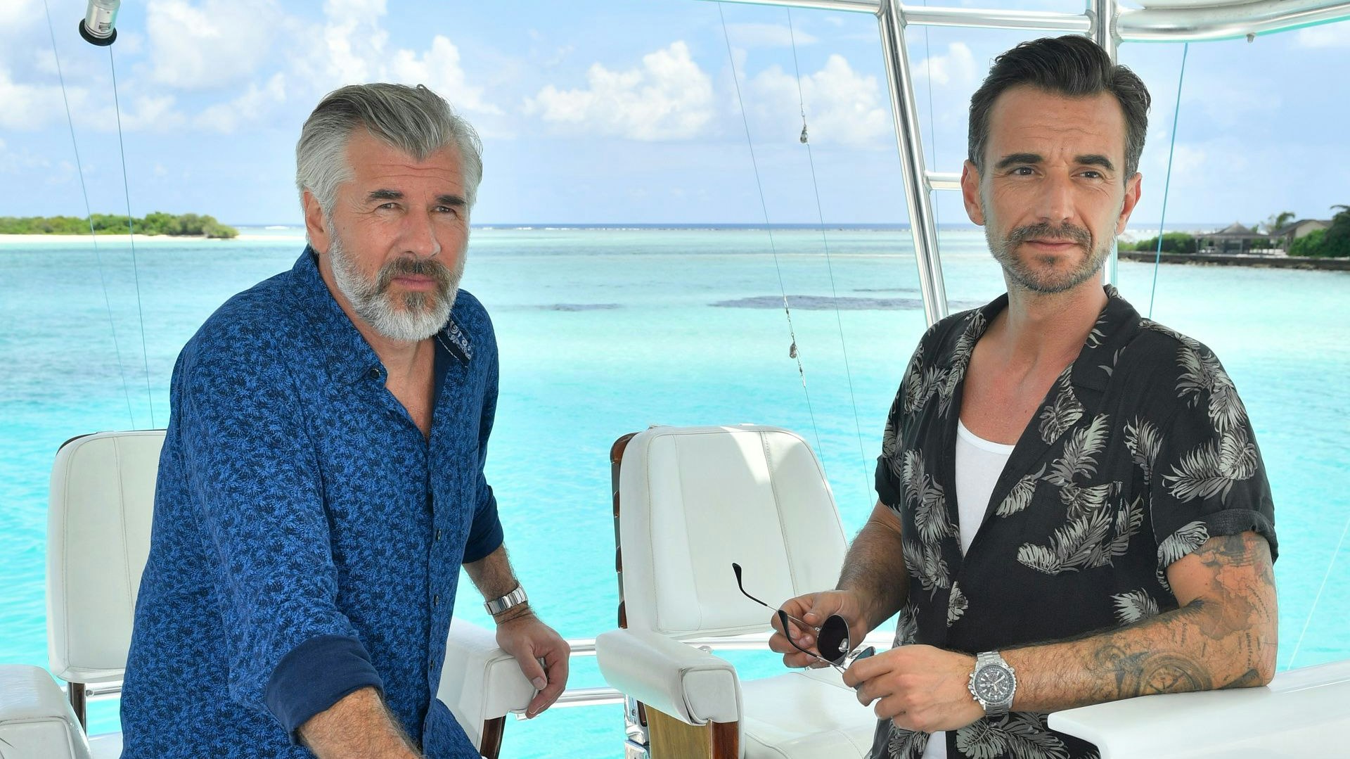 "Das Traumschiff: Malediven" (4.4.2021): Daniel Morgenroth, Florian Silbereisen