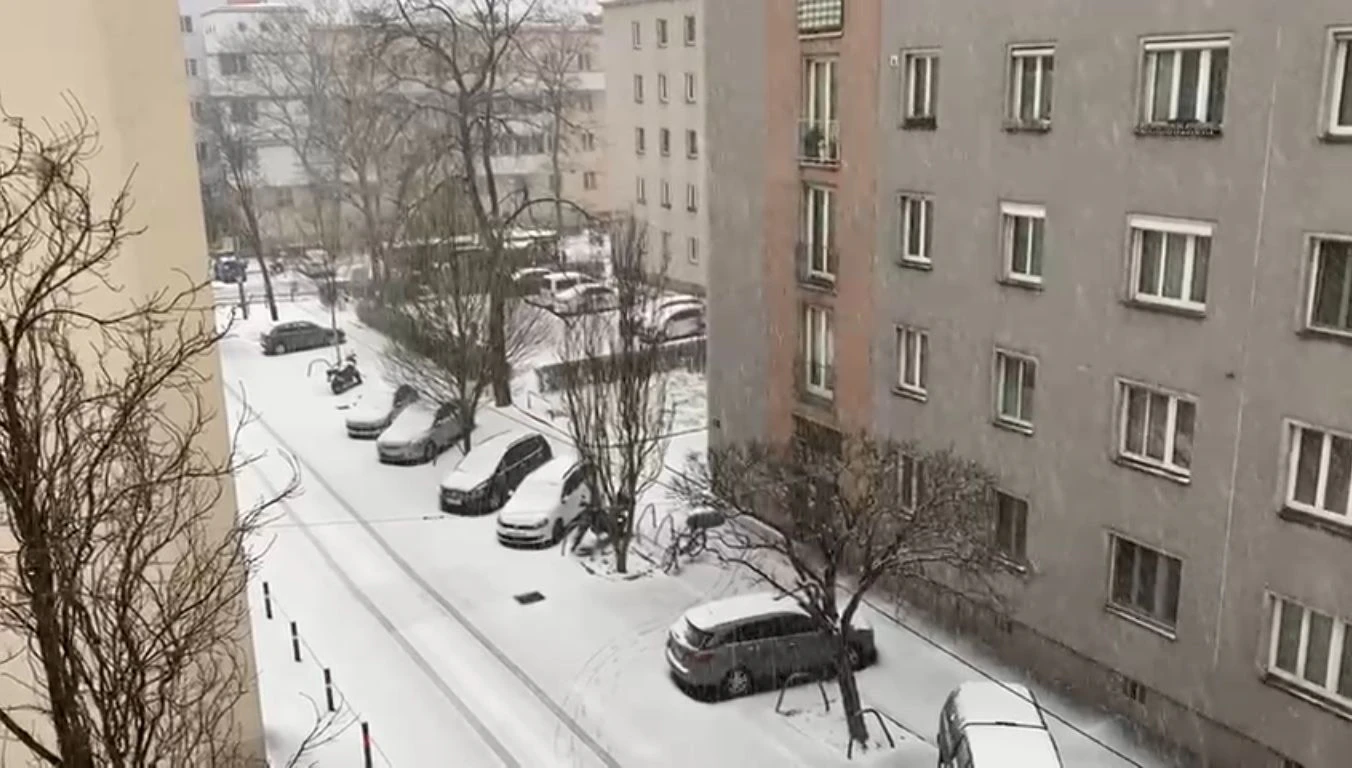 In Wien spielte das Wetter verrückt.