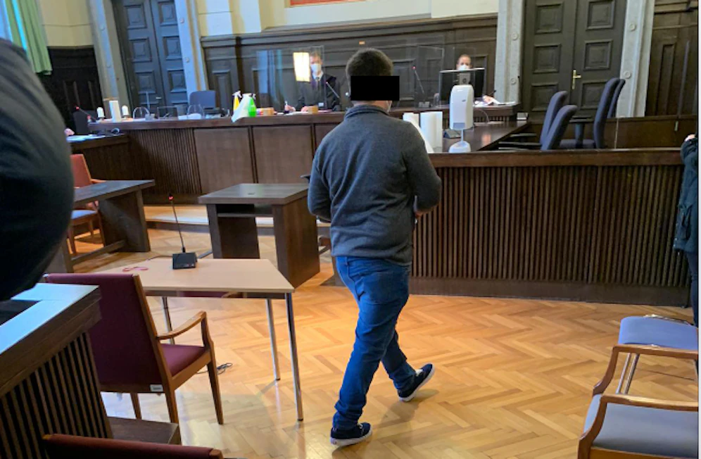 Der angeklagte Jungbauer