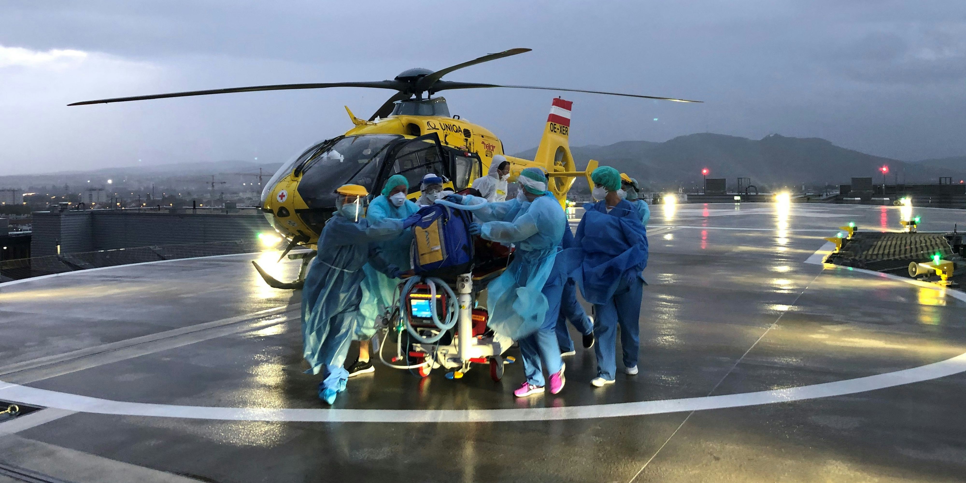 Die Christophorus-Crew im Einsatz.