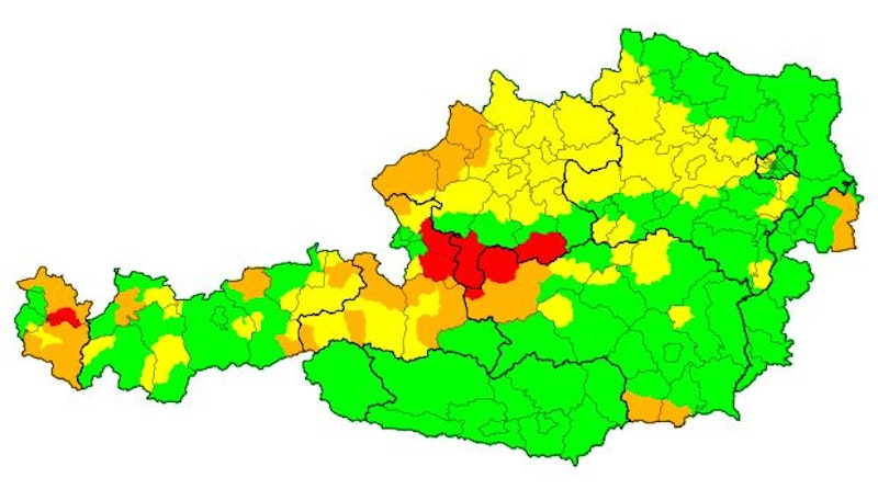 Am 7. April 2021 wurden neuerlich zahlreiche <strong>Unwetterwarnungen</strong> ausgegeben. Die Details im Überblick zum Durchklicken &gt;