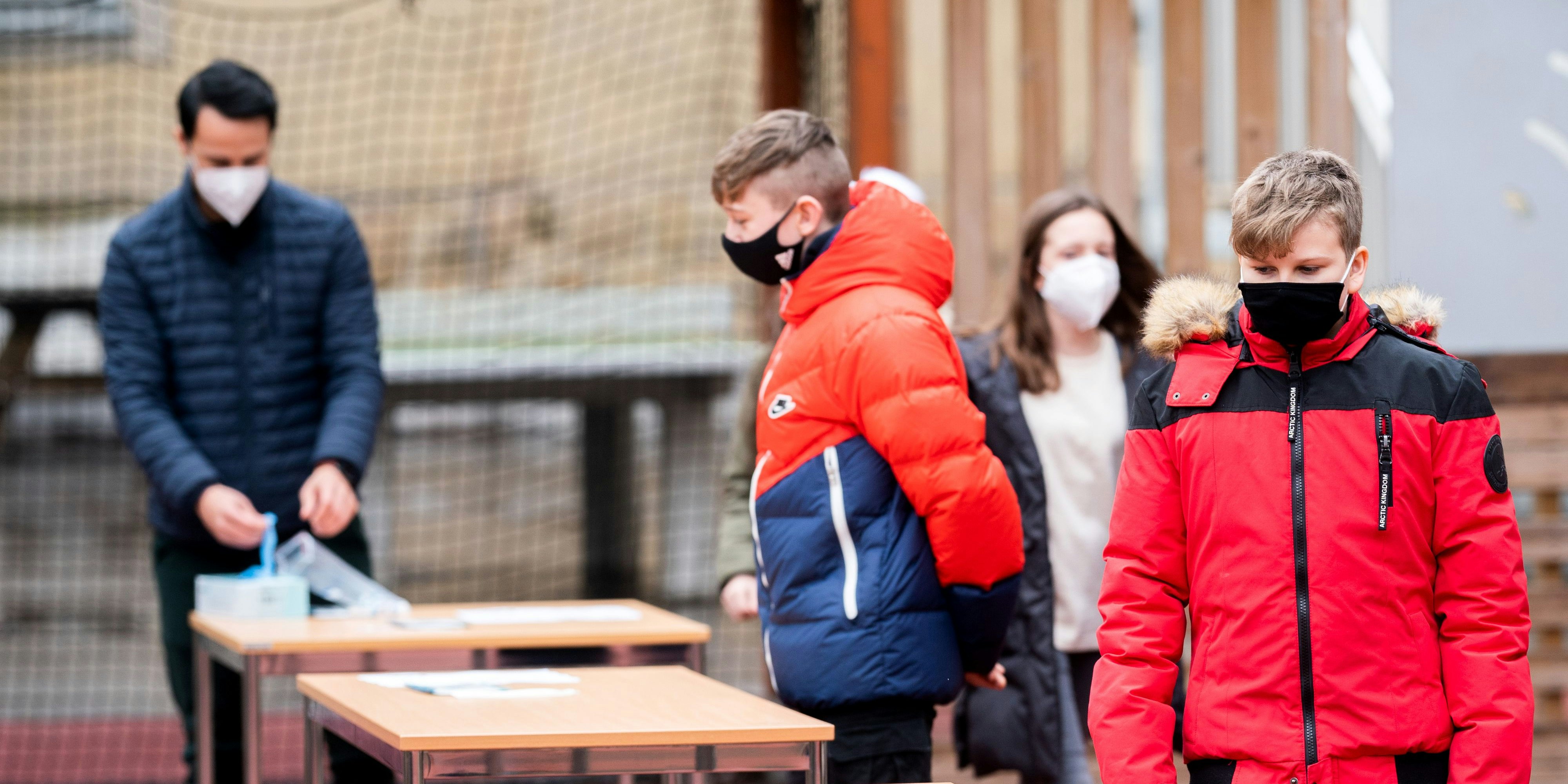 Schule wird ab 19. April - nach dem Lockdown - für einige Schüler geöffnet.