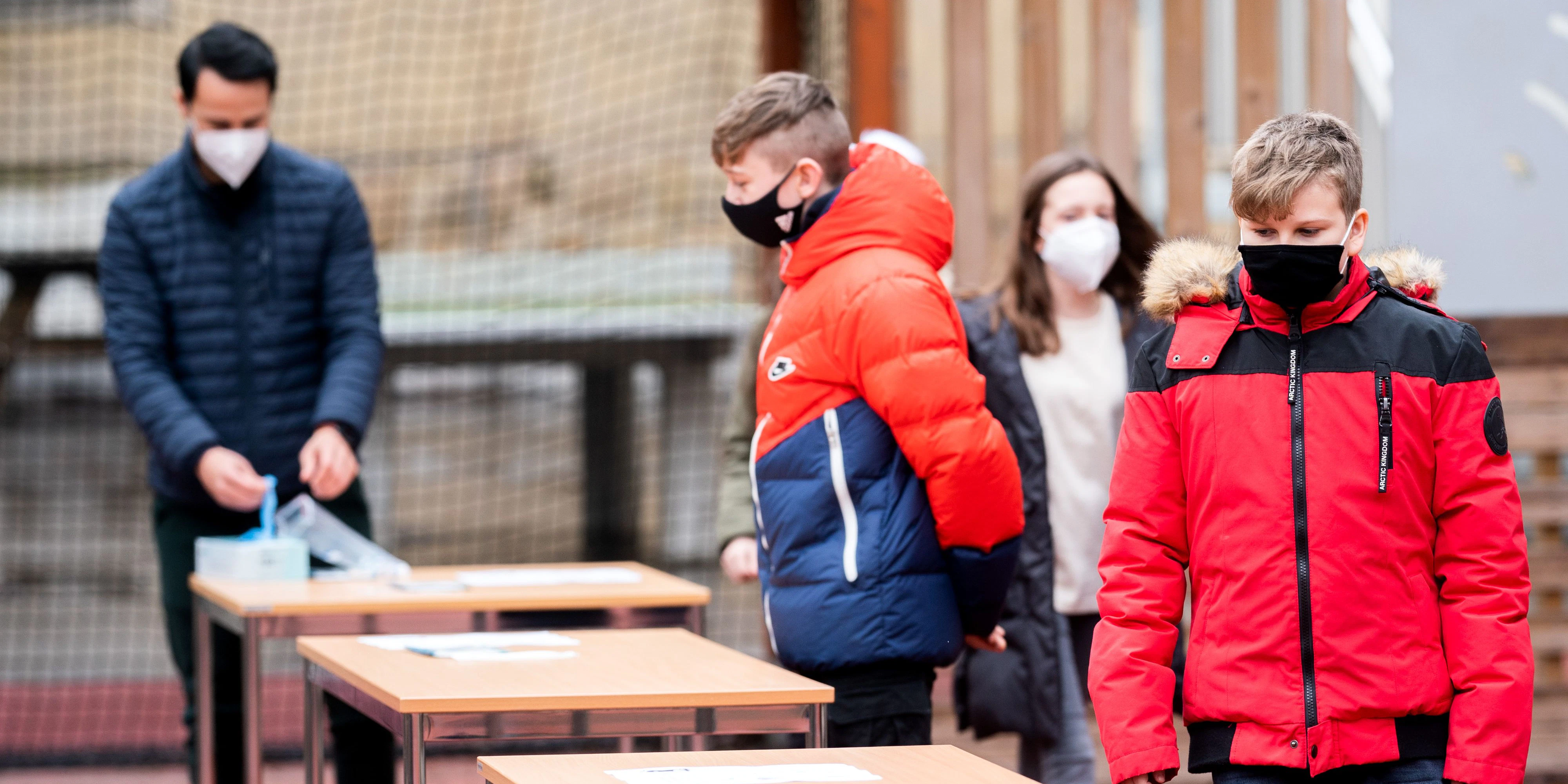 Schule wird ab 19. April - nach dem Lockdown - für einige Schüler geöffnet.