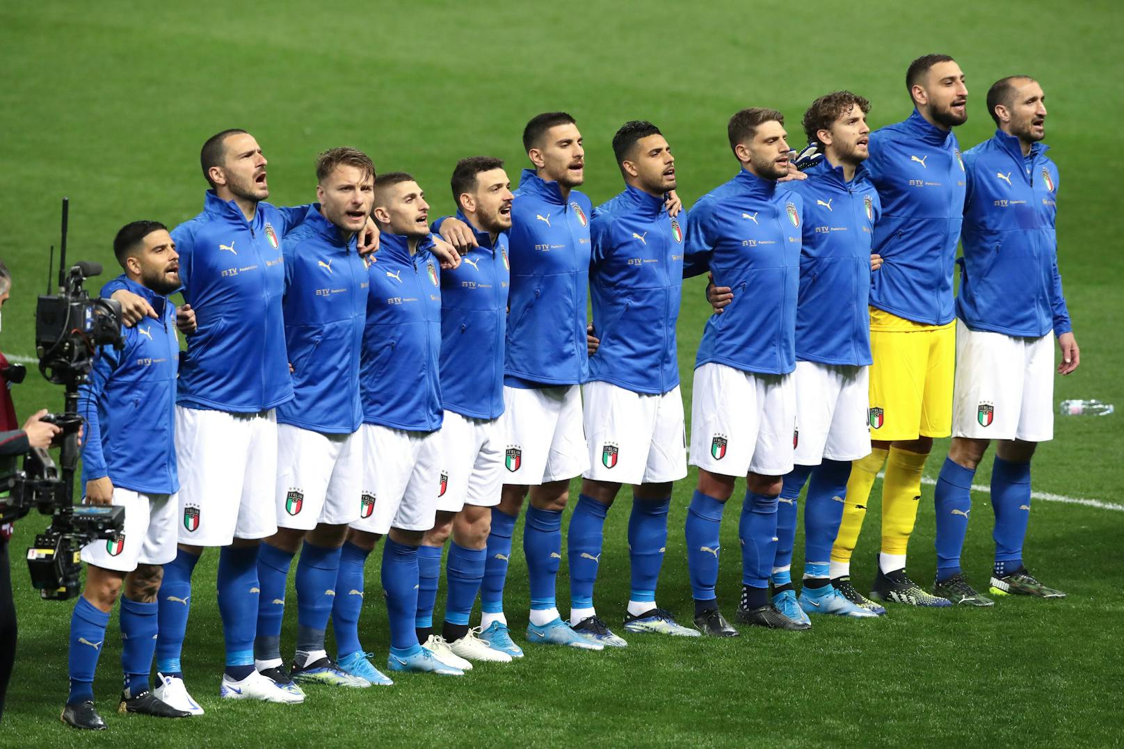 Sieben Corona-Fälle bei der italienischen Nationalmannschaft. 