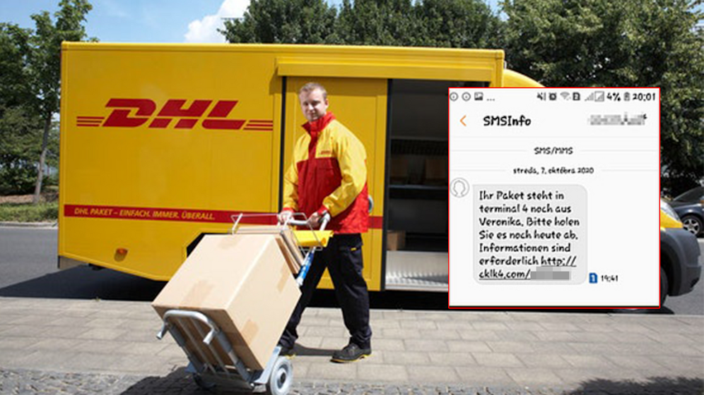 DHL warnt vor solchen Phishing-SMS