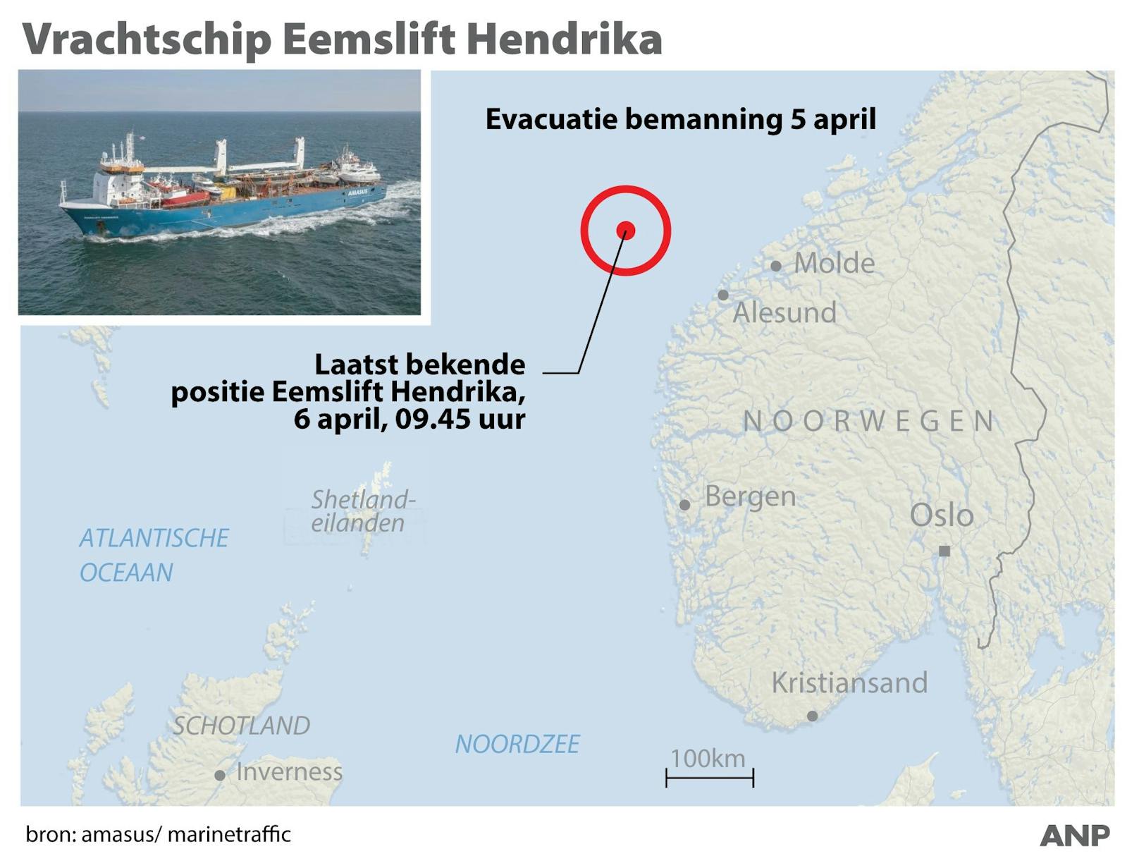 Das Schiff war auf dem Weg von Bremerhaven nach Kolvereid an der norwegischen Küste gewesen.