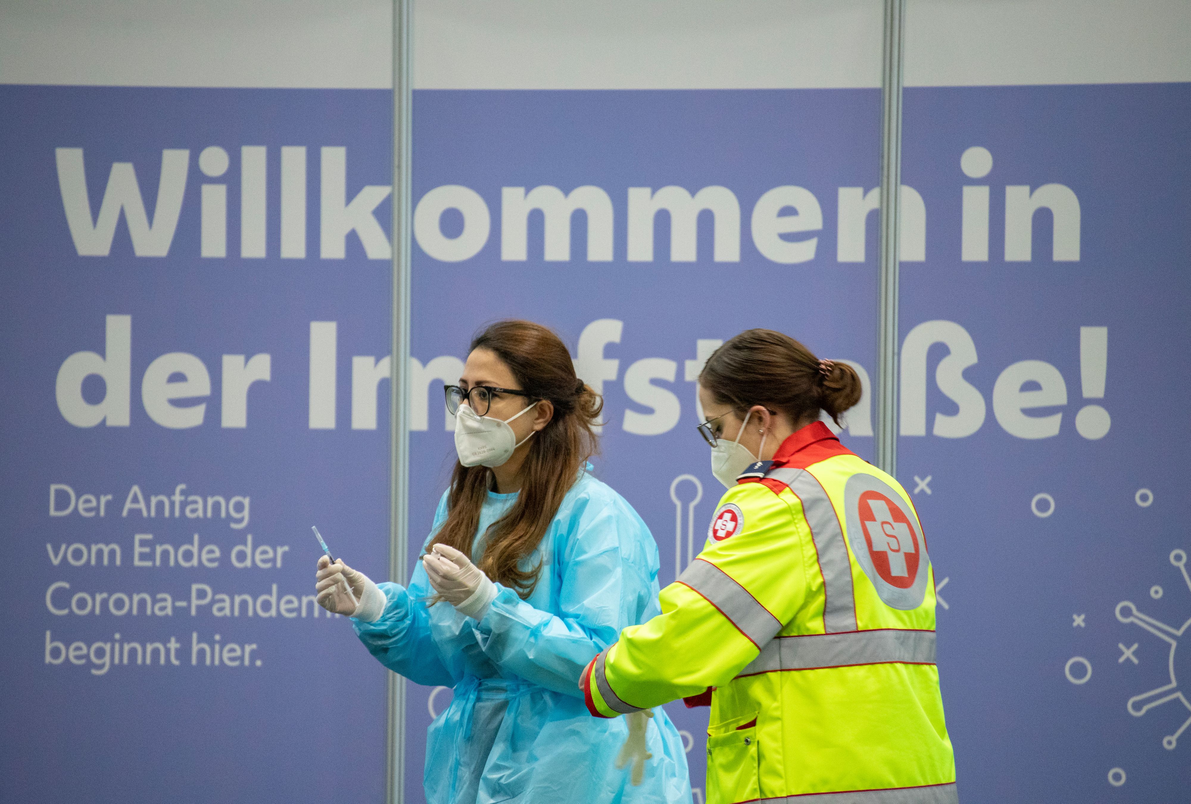 Die erste Großimpfaktion gegen Covid-19 in Wien startete am 15. Jänner 2021 in der Reed Messe Wien.