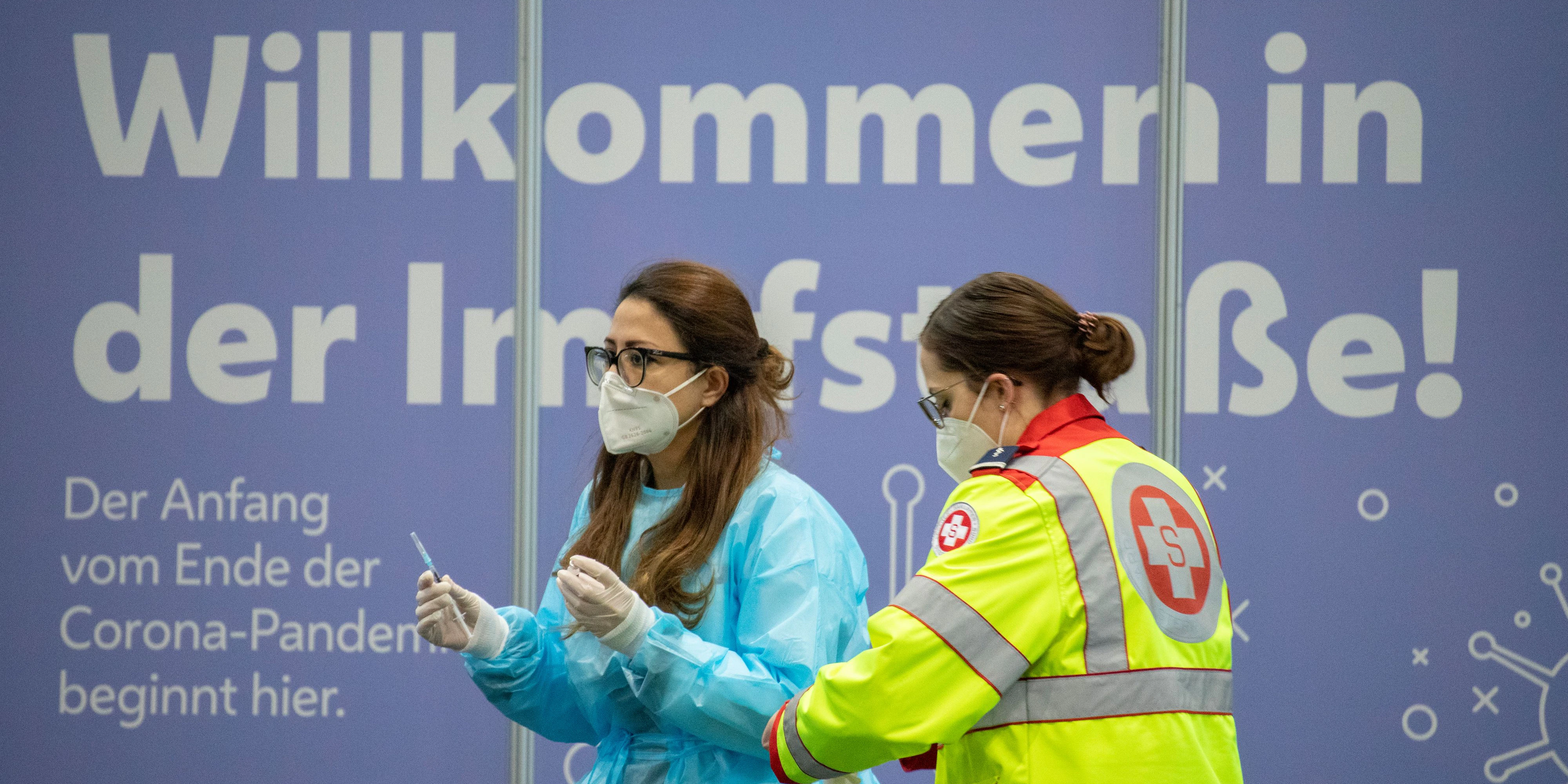 Die erste Großimpfaktion gegen Covid-19 in Wien startete am 15. Jänner 2021 in der Reed Messe Wien.
