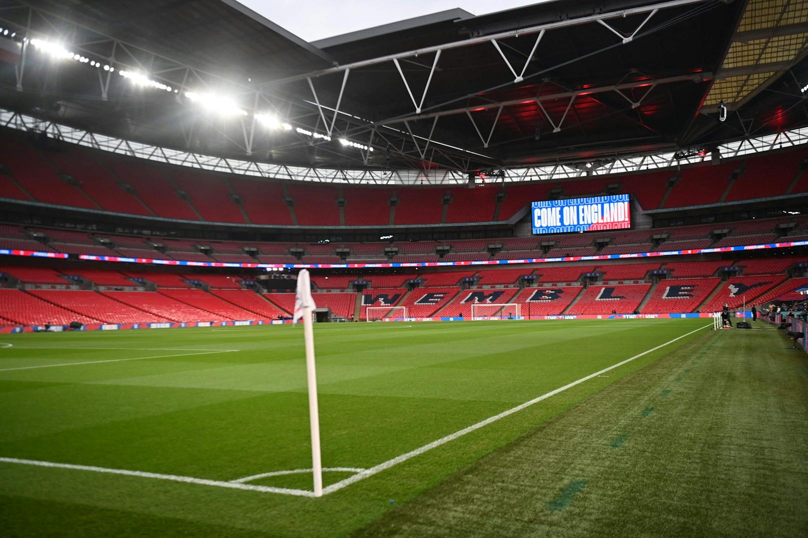 Das Wembley-Stadion in London. 