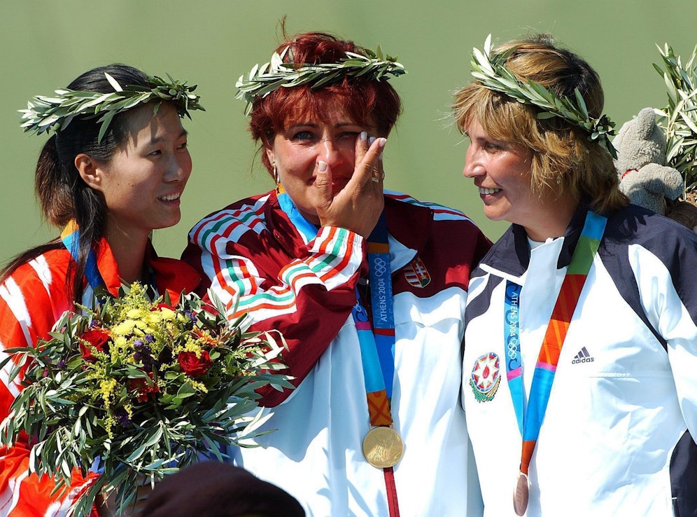 Diana Igaly gewann 2004 Gold
