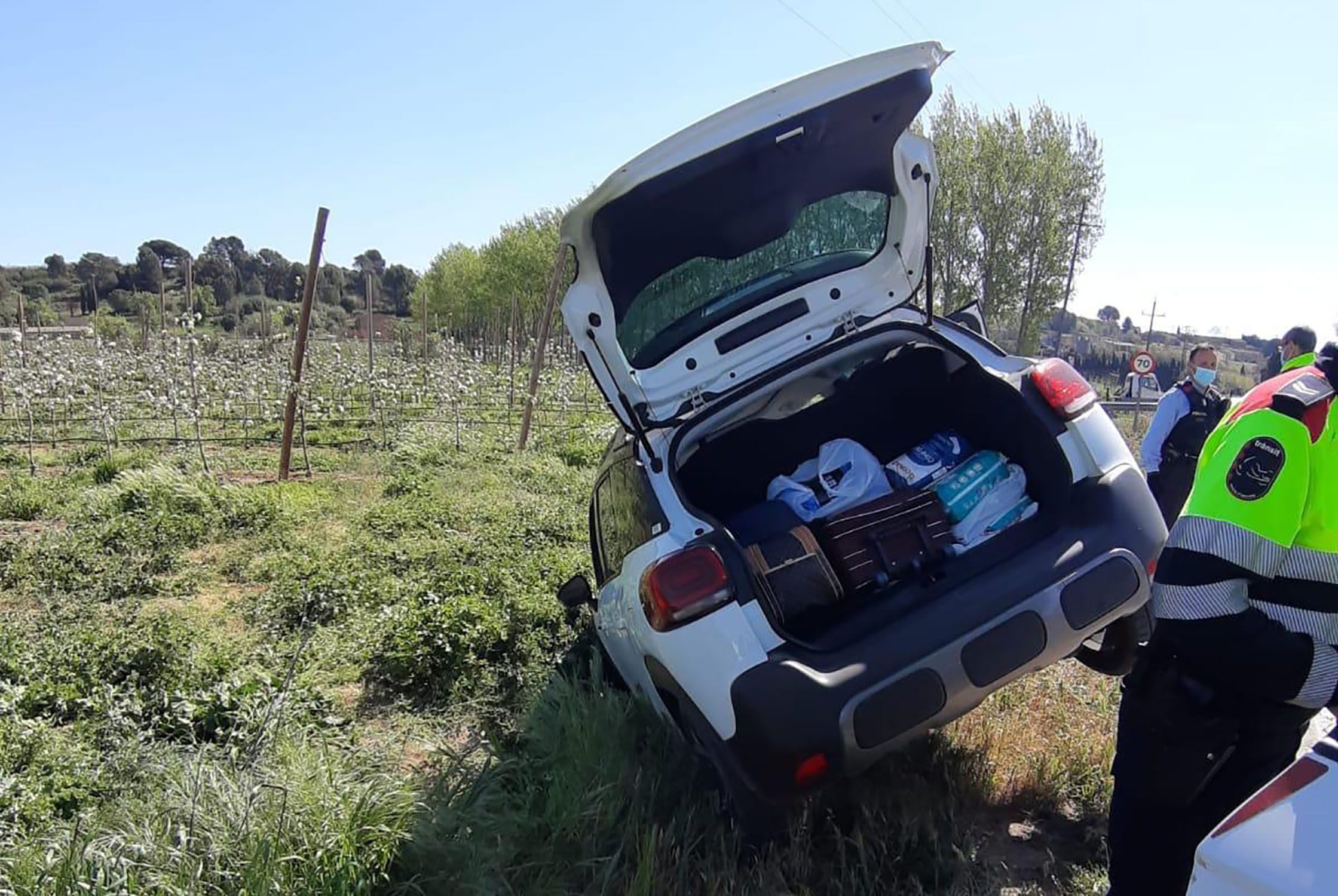 In diesem Auto entdeckten die Polizisten die Leiche.