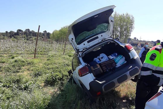 In diesem Auto entdeckten die Polizisten die Leiche.