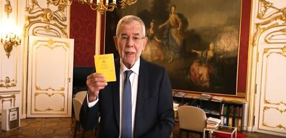 Alexander Van der Bellen vor seiner Impfung