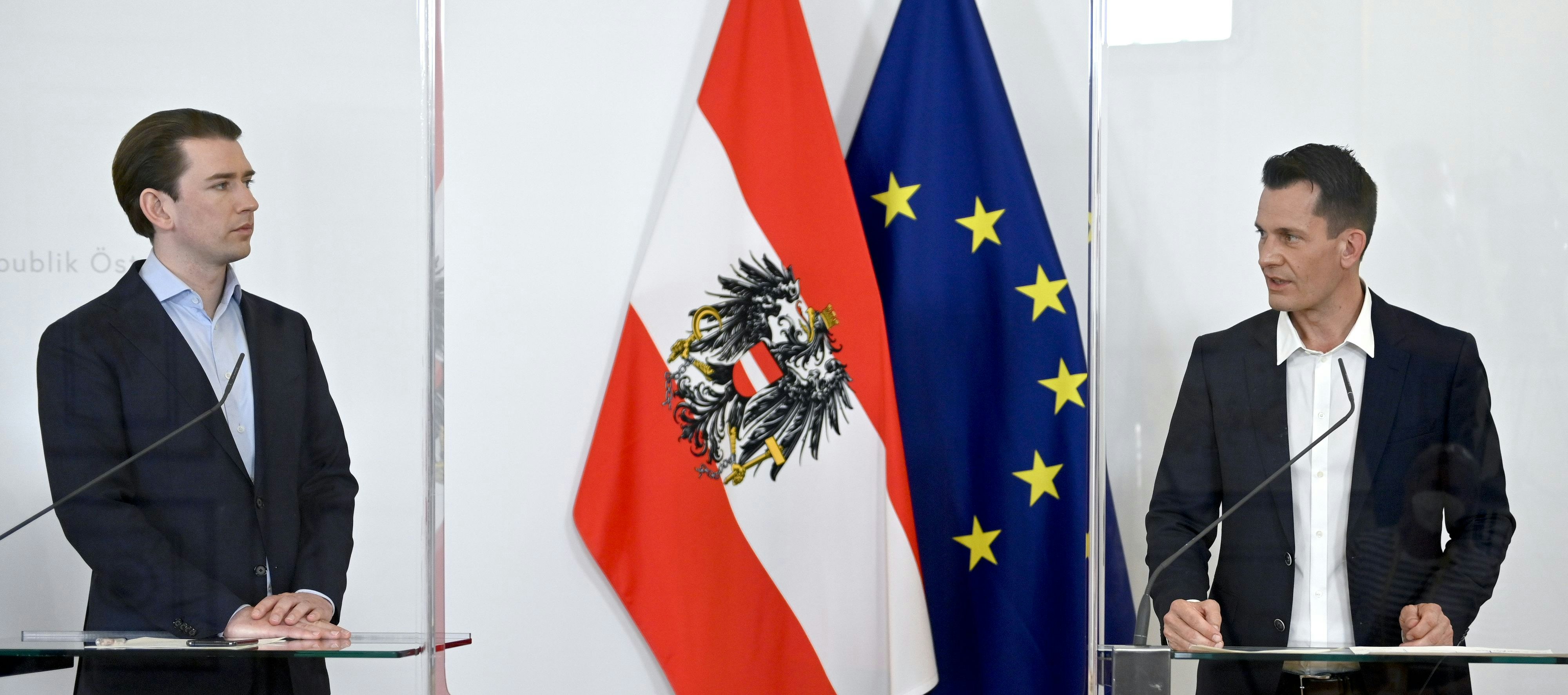 Kurz und Mückstein sind sich nicht einig.