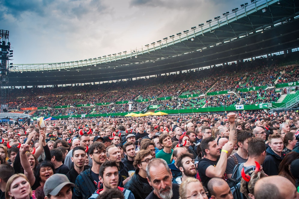 Szenen wie beim ACDC-Konzert vor fünf Jahren im Happel-Stadion wird es vorerst noch nicht geben.