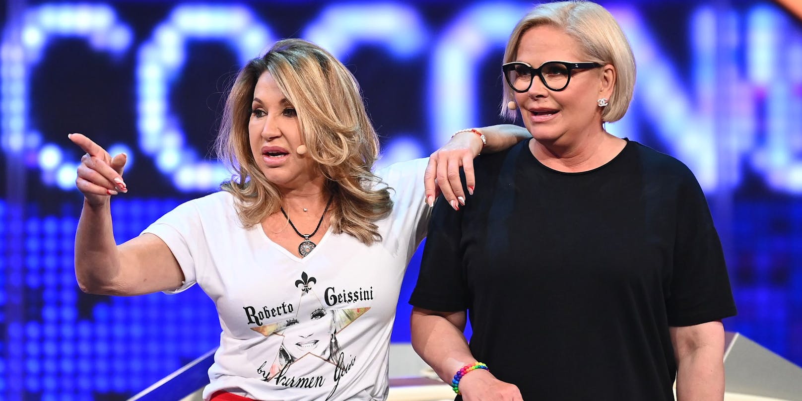 Carmen Geiss und Claudia Effenberg bei "Schlag den Star"