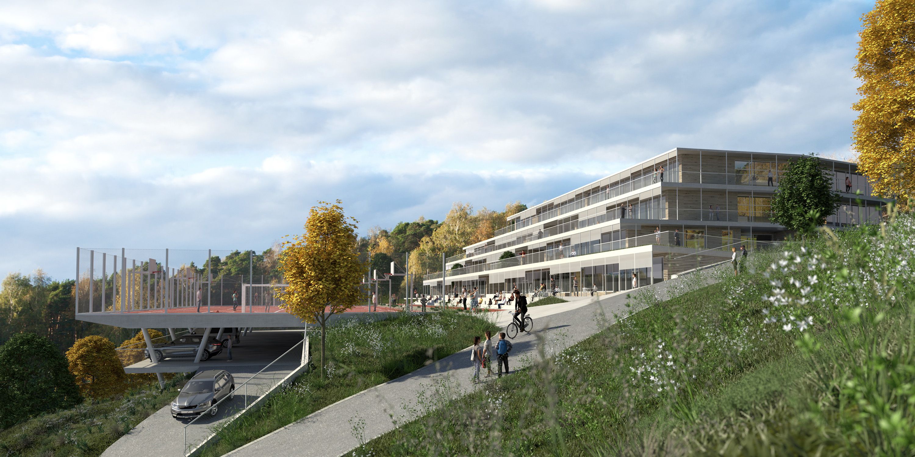 So soll das Gymnasium aussehen.